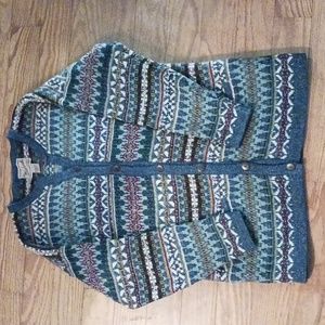 Woolrich Vintage Wool Button-down Sweater with Pockets, Women's Small